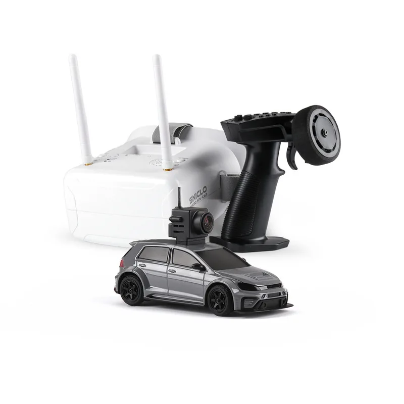 SNICLO 1/43 Immersive FPV Remote Control Racing Toy Sports Car, Sisilok CA51 Four wheel Drive Drift Car 2