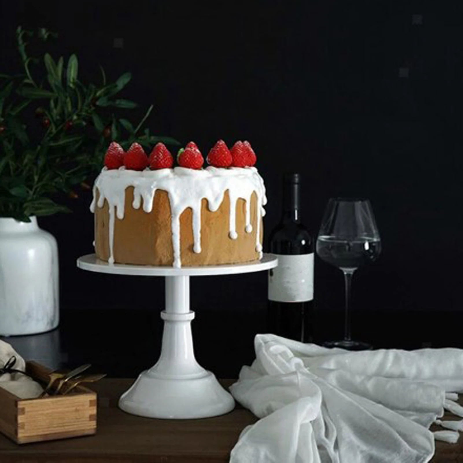 Cake Rack Cake Stand Dessert Stand Metal European Anti Slip Round for Weddings Parties Anniversaries