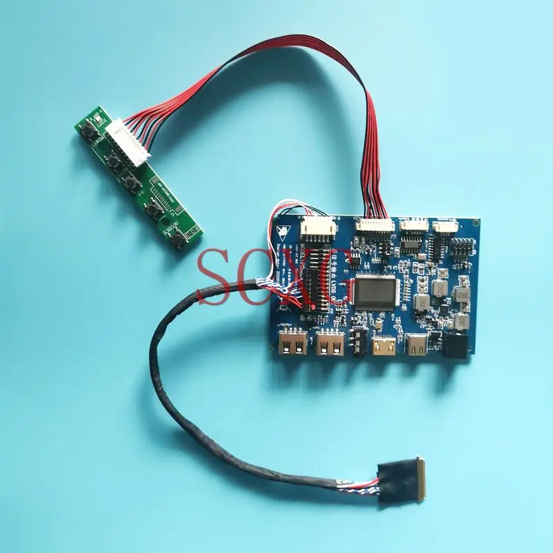 

Совместимый с LTN156HT01 мини HDMI монитор для ноутбука 862, плата контроллера драйвера, флэш-USB 1920*1080, 40-контактный LVDS 15,6 дюйма, Комплект «сделай сам»