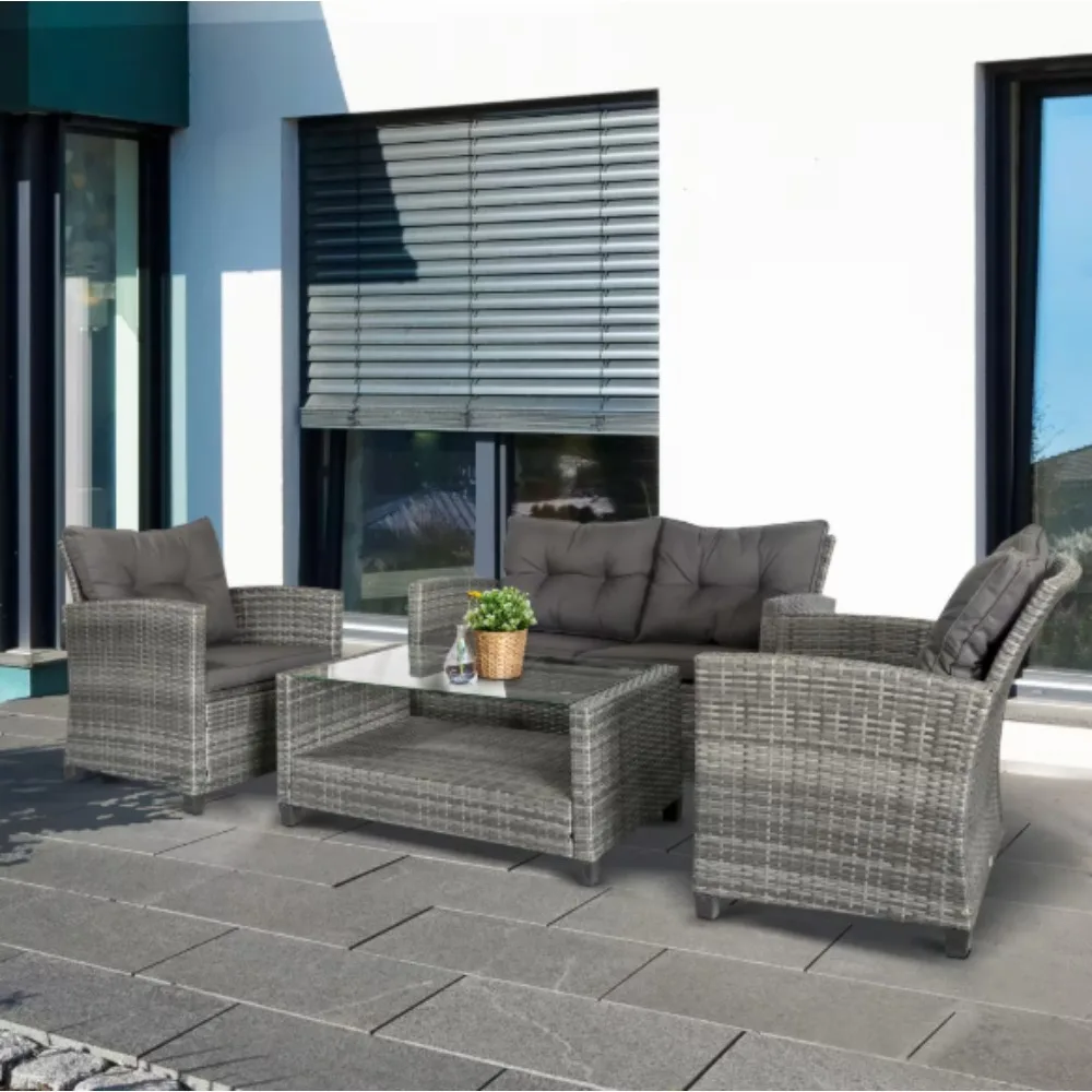 Patio Furniture Set with Cushions 1