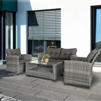 Patio Furniture Set with Cushions 1