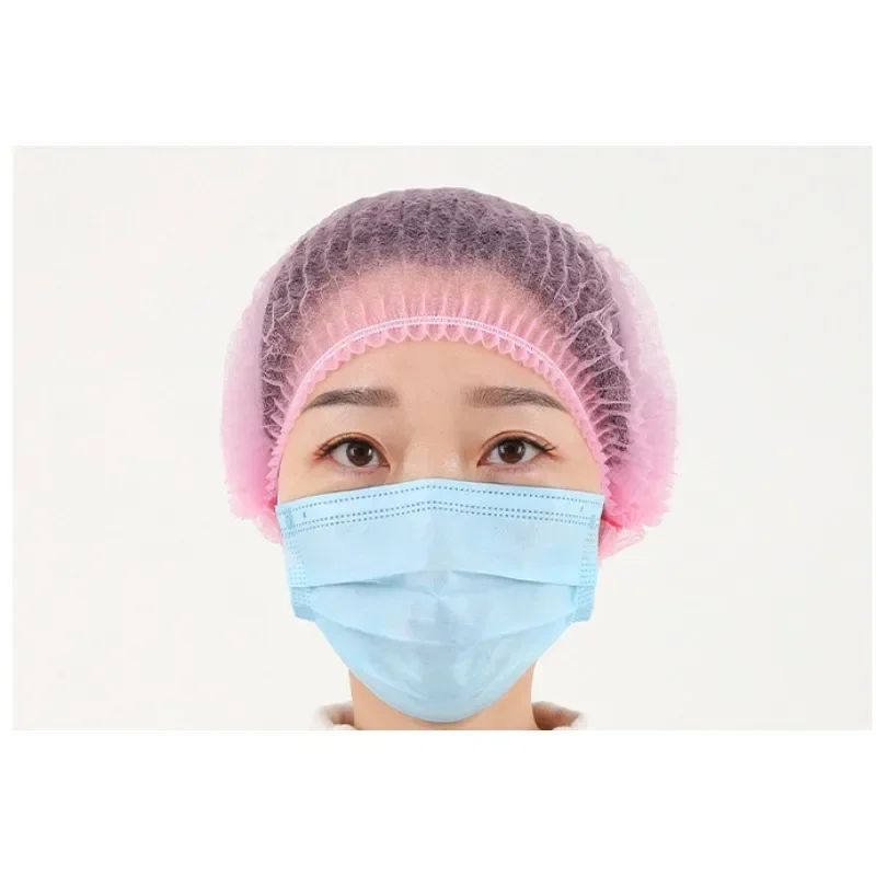 10/20pcs Disposable Non Woven Fabric Sterile Hat For Grafting Eyelash Makeup Hair Net Caps SPA Hair Salon Bathroom Supplies 4