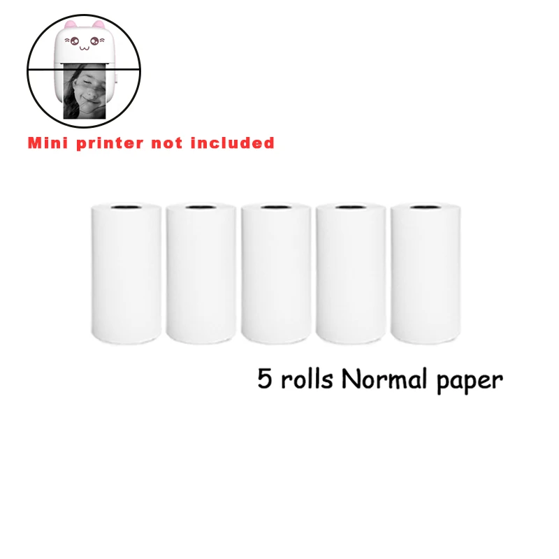 Taşınabilir Termal Yazıcı MINI Kablosuz BT 203dpi Fotoğraf Etiket Notu Yanlış Soru Yazdırma USB Kablosu ile Taşınabilir Yazıcı