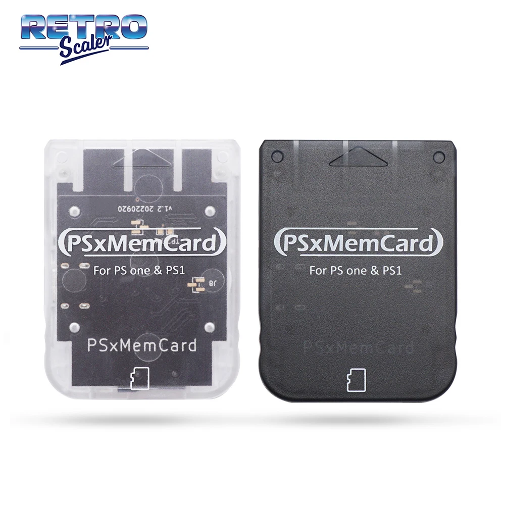 RetroScaler PSxMemCard PSX Memory Card Save Data Game Card Support