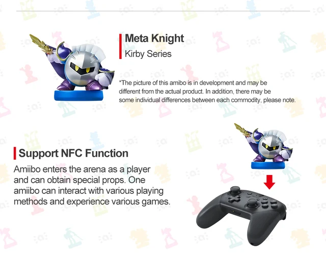 Nintendo Switch Amiibo Meta Knight for Nintendo Switch and Nintendo Switch  OLED Console Game Interaction Model Kirby Series - AliExpress