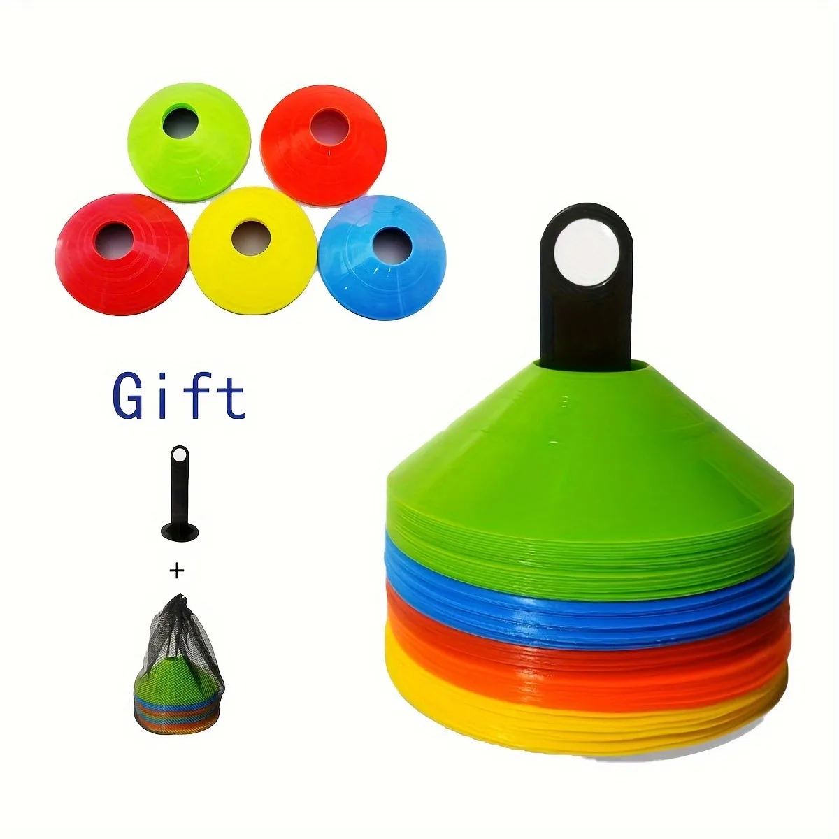 Football Training Discs Thickened Wear-Resistant Sign Disc Training Auxiliary Equipment Roadblock Obstacle Signage