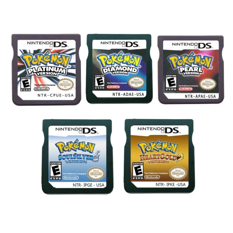 NDS 포켓몬 게임 카드 결합 카드, DS 블랙 앤 화이트, 골드 앤 실버 카세트, DS 3DS 