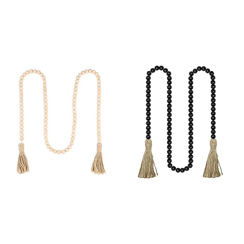 

Большие деревянные бусины, искусственный Декор для дома, кофейный столик, деревенский фермерский кухонный декор, декор для гостиной и Настенный декор, hangi