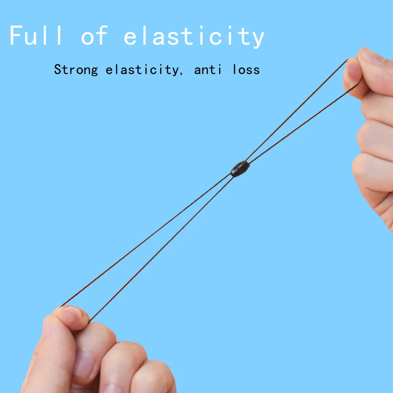 10-Pack Elastic Lanyard Keychain Straps with Hooks