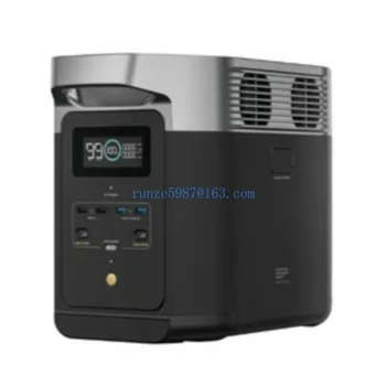 EcoFlow DELTA 2 Portable Power Station Camping LiFePO4 Battery 1024Wh 1800W AC Outlets Solar Generator for Home RV Outdoor 1