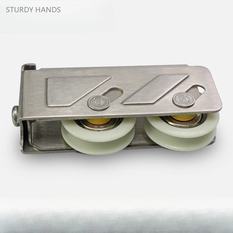 Thickened Stainless Steel Old-fashioned 888 Aluminum Alloy Door and Window Pulley Sliding Window Groove Wheel 2PCS