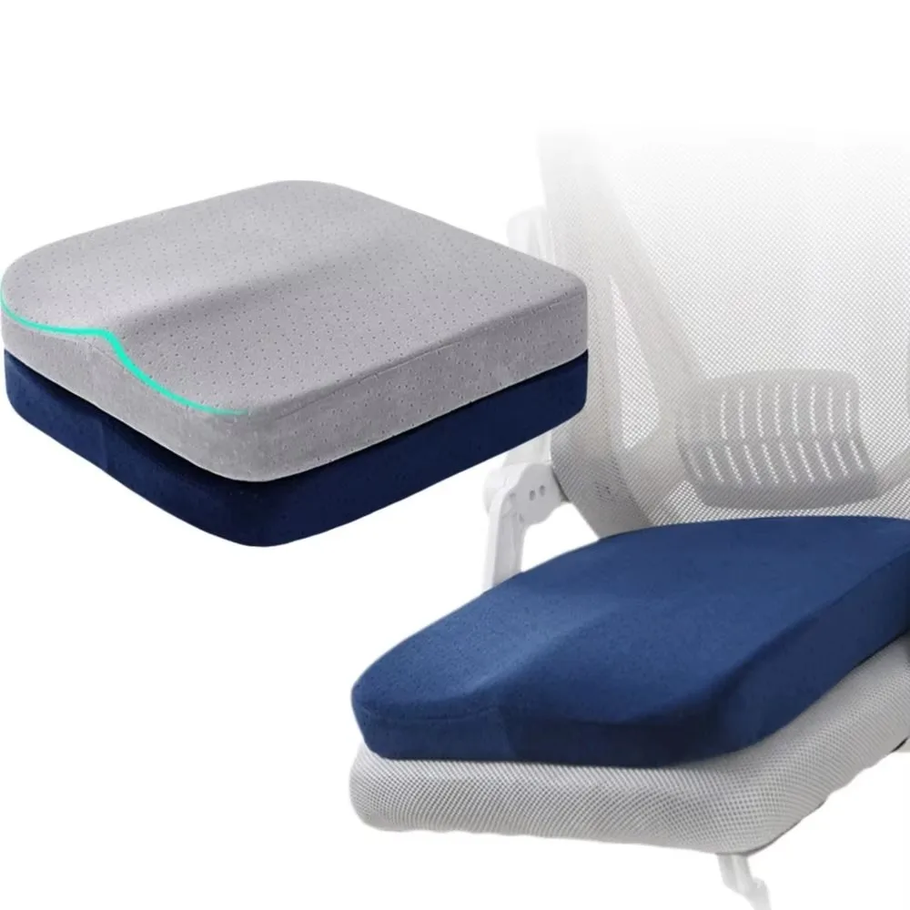 Ergonomic Design High Resilience Cushion Ultra Soft Breathable Tailbone Pillow High Resilience Anti-Slip Car Seat Cushion