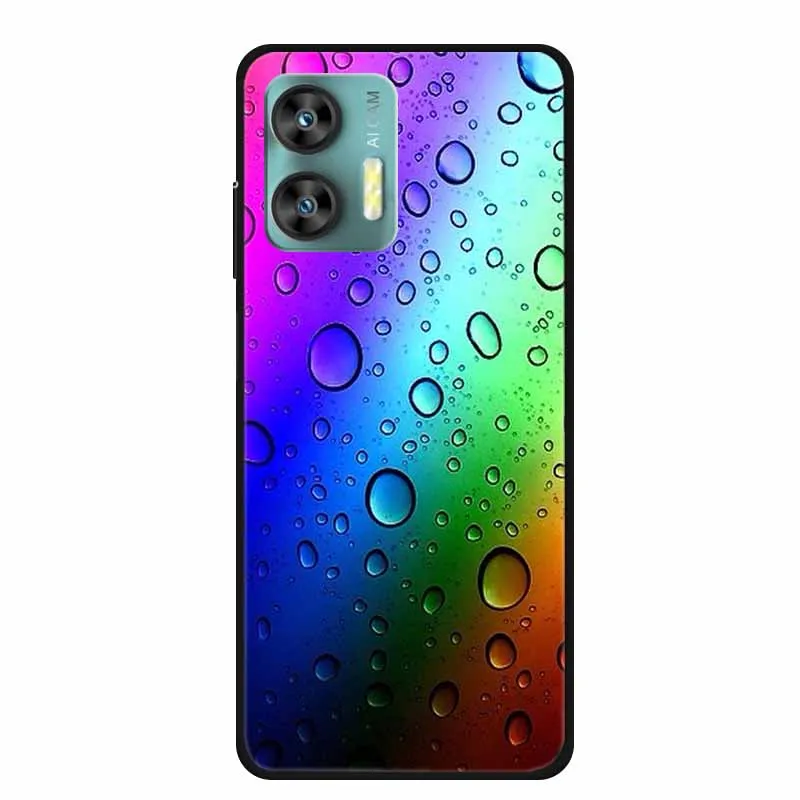 Colorful Marble Space TPU Silicone Soft Back Cover Case - Fashionable Protective