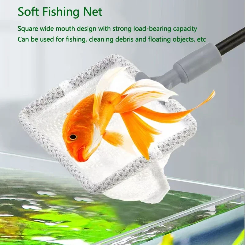 Aquarium Fish Tanks Cleaning Tools Kit Algae Tank Cleaner Set Aquarium Cleaner Fish Tank Net Scraper Sponge accessories 5
