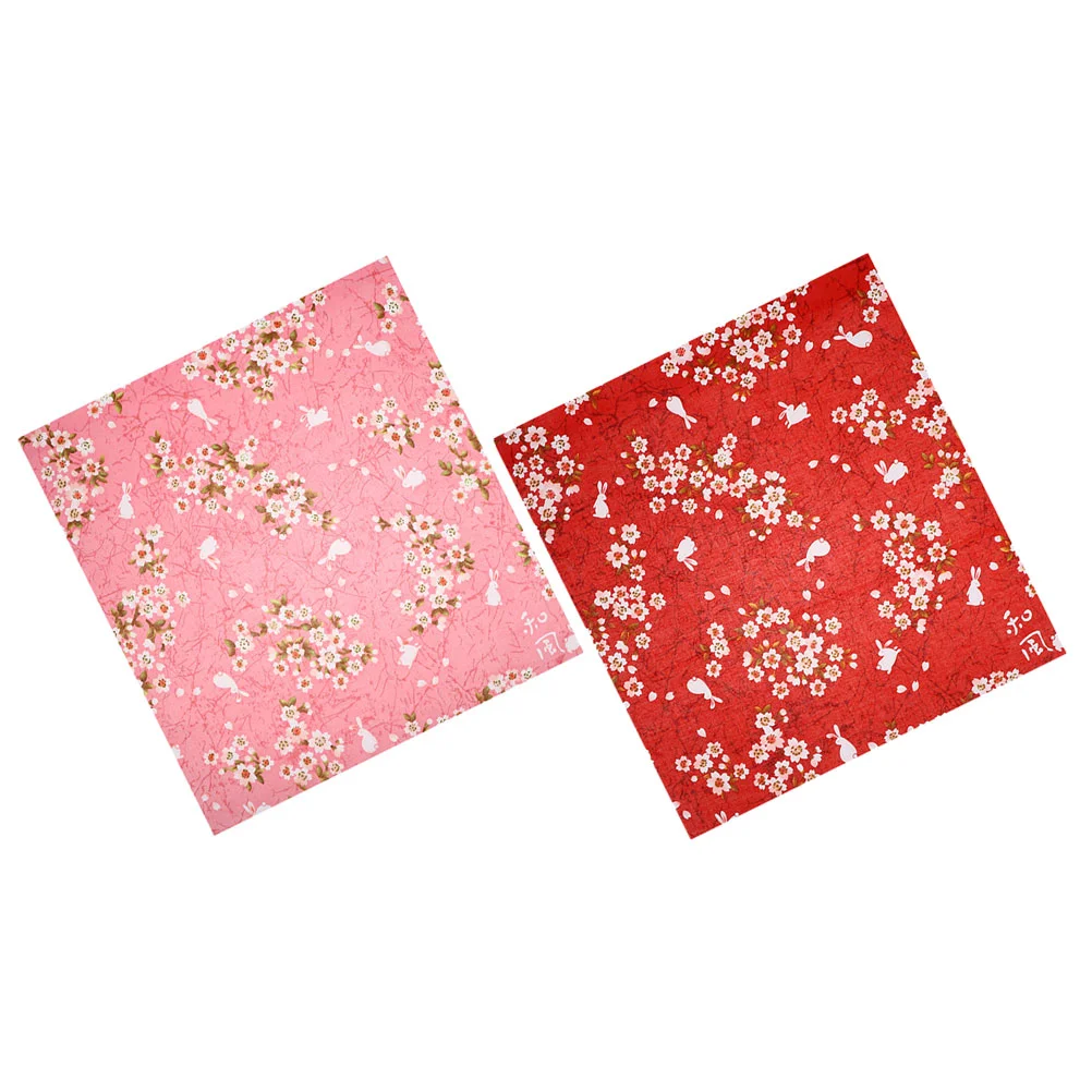 

2 Pcs Bento Wrapping Cloth Fabric Meal Packing Japanese Decor Fine Type Gift Small Bag