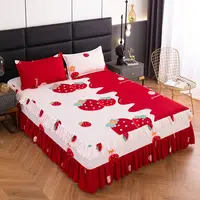 Sheet Set Household with Pillowcase Fashion Modern Water-proof Universal Skin-friendly Single Double Home Textile Bedding Luxury 4