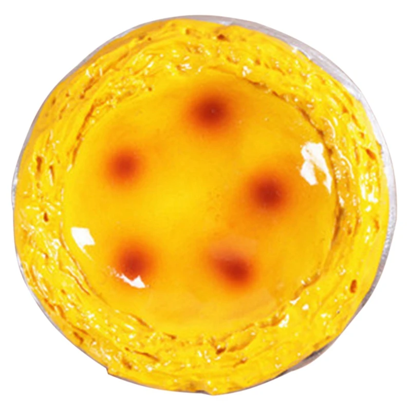 

HOT SALE Refridgerator Magnets 3D Creativity Magnetic Sticker Simulation Food Egg Tart Message Sticker Magnetic Paste