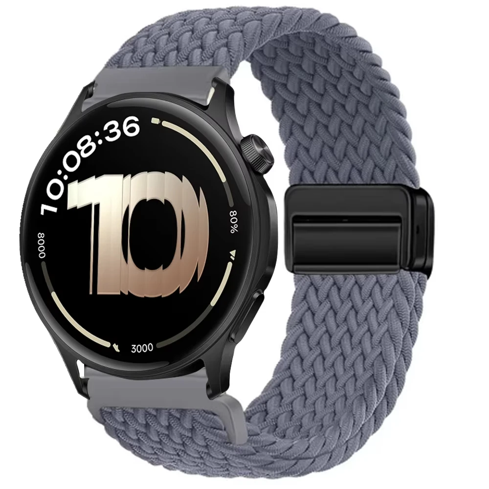 Premium Elastic Magnetic Braided Smartwatch Band and Bracelet Strap