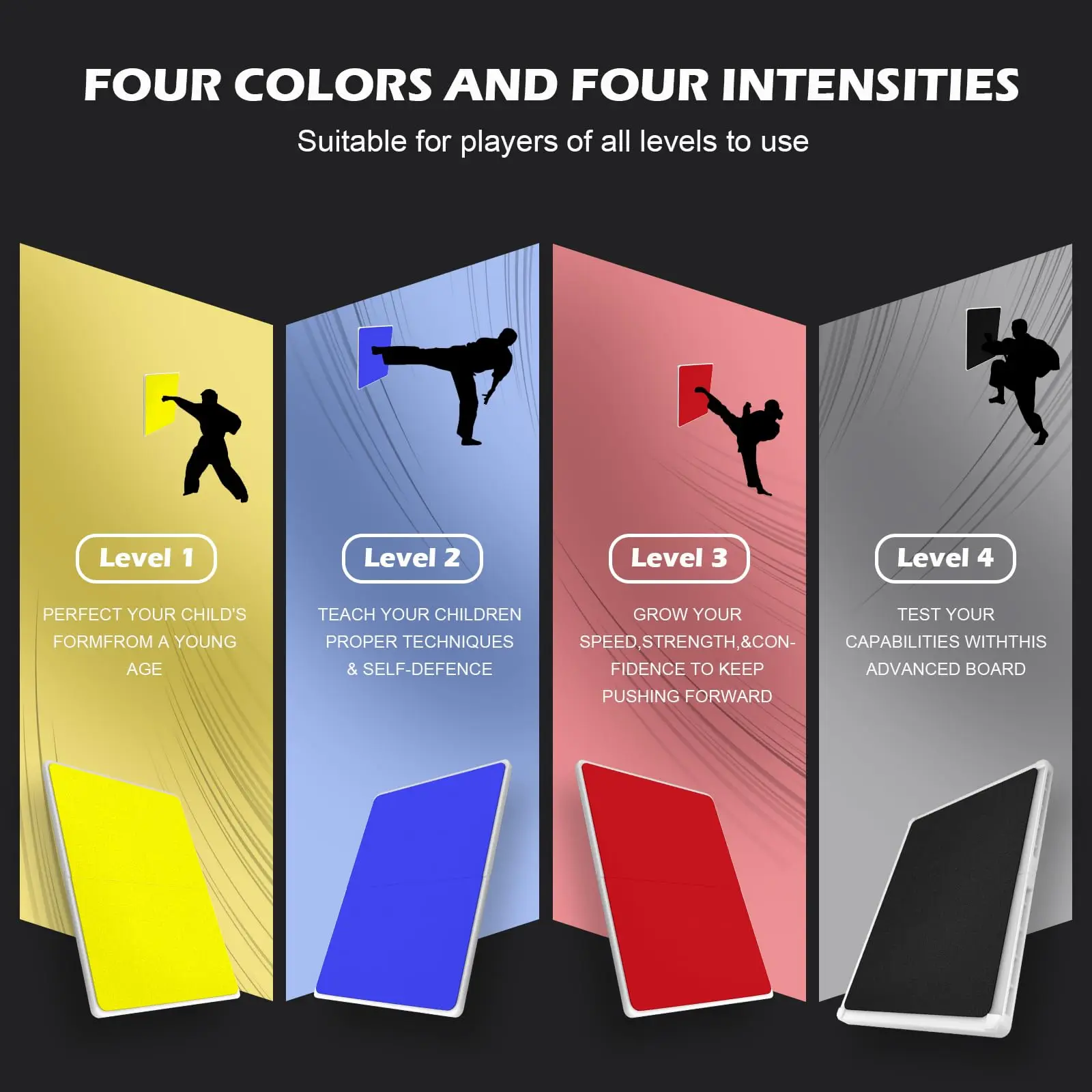 Taekwondo break board martial arts training equipment for taekwondo karate