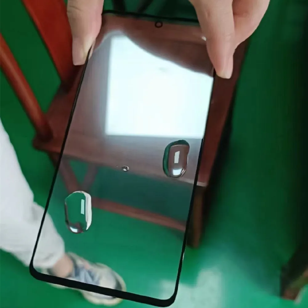 Premium Touch Screen Glass with OCA Coating - 5 Pack with Plating Finish