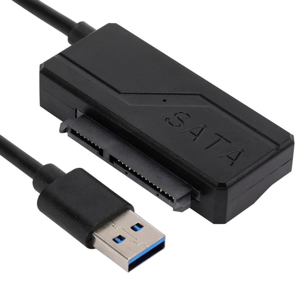 Sata para Usb 3.0 Cabo Adaptador 22 Pinos Suporte 2.5 3.5 Hdd Externo Ssd Disco Rígido Conector do Computador Apto para Sata 3 - Imagem 2