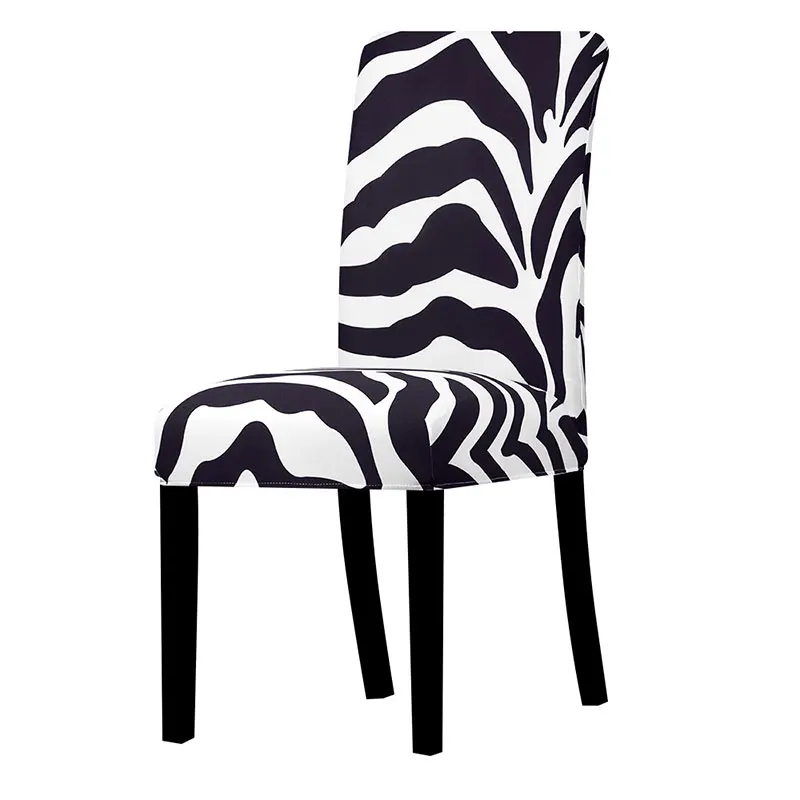 High-Quality Chair Cover Universal Size Elastic Chair Covers Slipcovers Removable Dining Seat Covers Banquet Hotel Dining Room 4