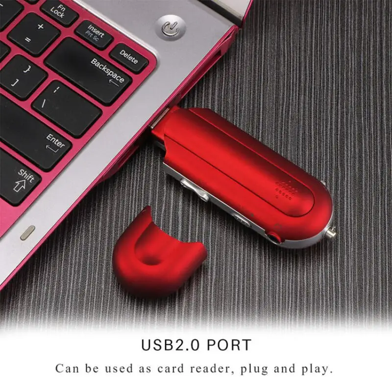Portable USB Digital Music Player with LCD Screen, 4GB Storage, and FM Radio