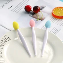 

3pcs Silicone Brushes Face Wash Nose Blackhead Removal Lip Exfoliating Facial Brush Deep Cleansing Scrub Beauty Skin Care Tool