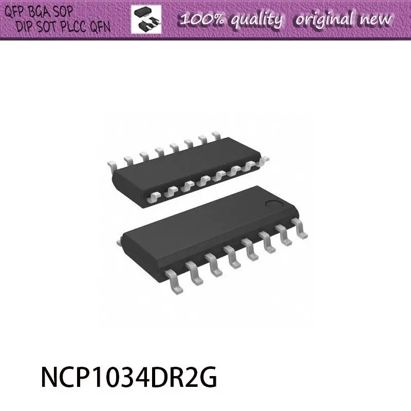 

NEW 10PCS/LOT NCP1034DR2G NCP1034DR NCP1034DG SOP-16