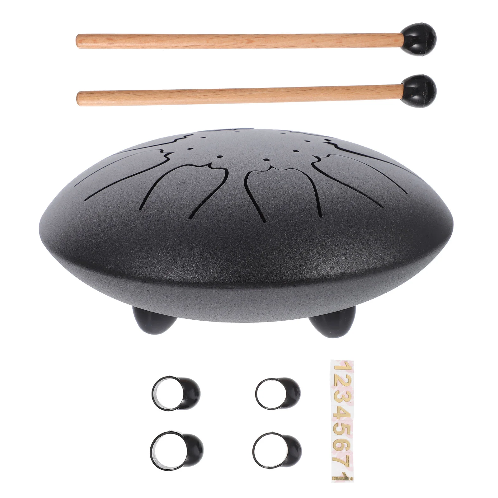 

Металлический перкуссионный инструмент со стальным барабаном, портативные 6-дюймовые весы для йоги, изысканный, 8-тоновый, креативный