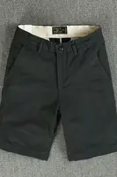 2025 Trendy New Summer Men's Shorts Business Casual Sports Solid Color Fashion Trendy American Slim Fit