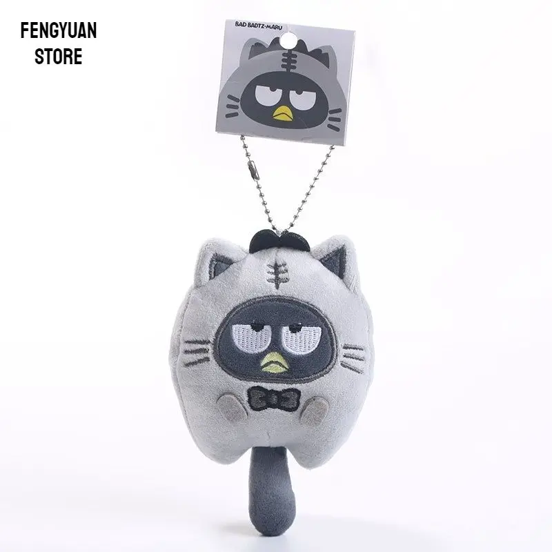 

Kawaii Sanrio Badtz Maru Purin Dog Cute Cartoon Girl Doll Pendant Student Bag Hanging Ornaments Key Chain Child Birthday Gift