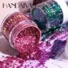 Body Glitter I 6 Colors + Glitter Glue for Face Glitter Makeup, Hair, Eye & Fine Glitter Eyeshadow - Perfect for Halloween 4