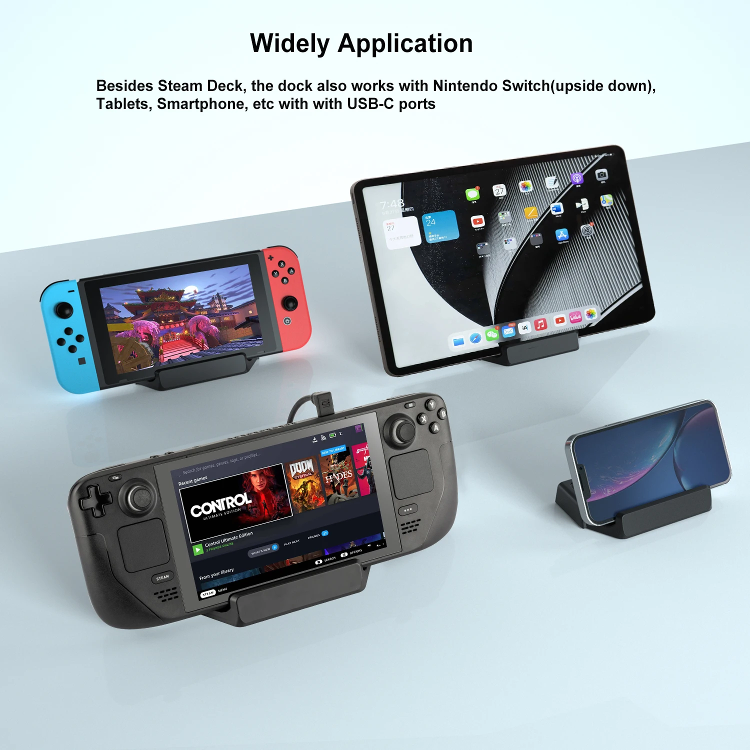 Ripley - CABLE DE CONVERSIÓN USB TIPO C A HDMI PARA TV MODO DE ACOPLAMIENTO  NINTENDO SWITCH STEAM DECK