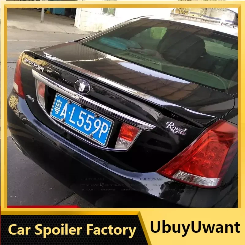 

EPFBSQP Rear Wing Spoiler For Toyota Crown 2010 2011 2012 2013 High Quality ABS Plastic Car Tail Wing Decoration Trunk Spoiler