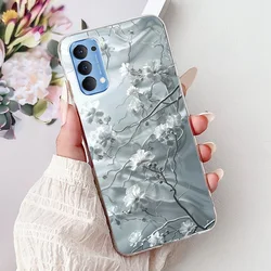 Luxury Painted Soft Silicone Back Cover - Oppo Reno4 Pro 4G (6016)