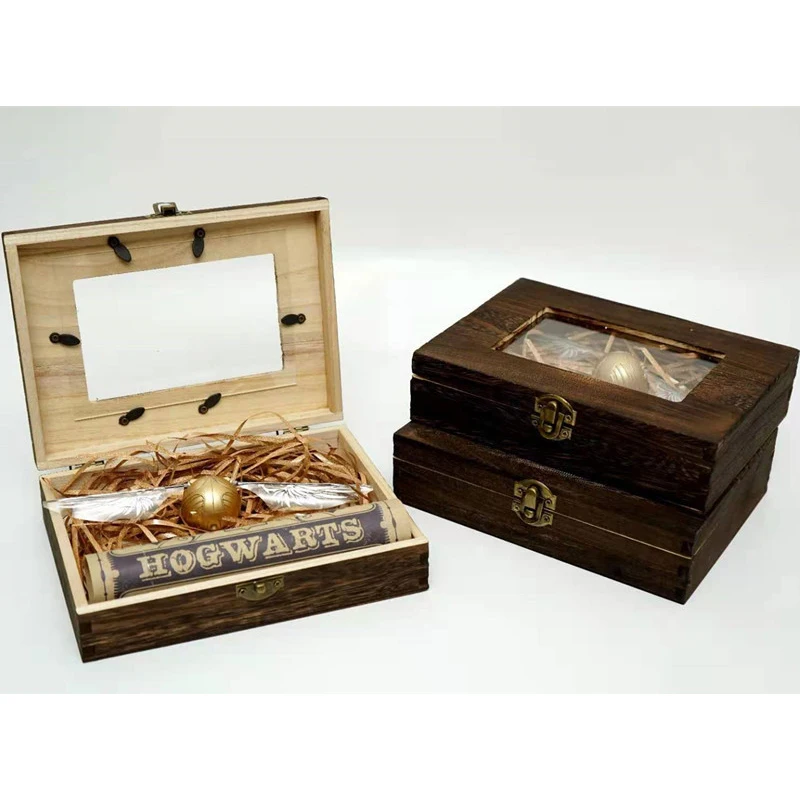 HarriesGoldenSnitchFlyingBallMovableDisplayWireControlWooden