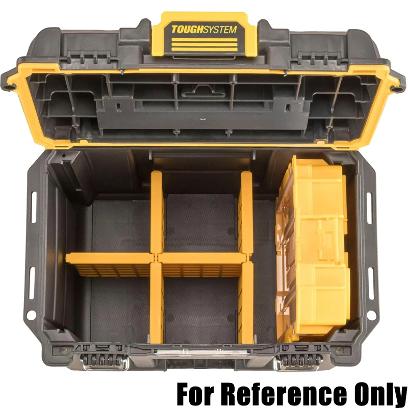 DEWALT DWST08035-1 TOUGHSYSTEM 내구성 깊은 도구 상자, 대용량 보관 공간, 방수 방진 도구 상자, 2.0 컴팩트