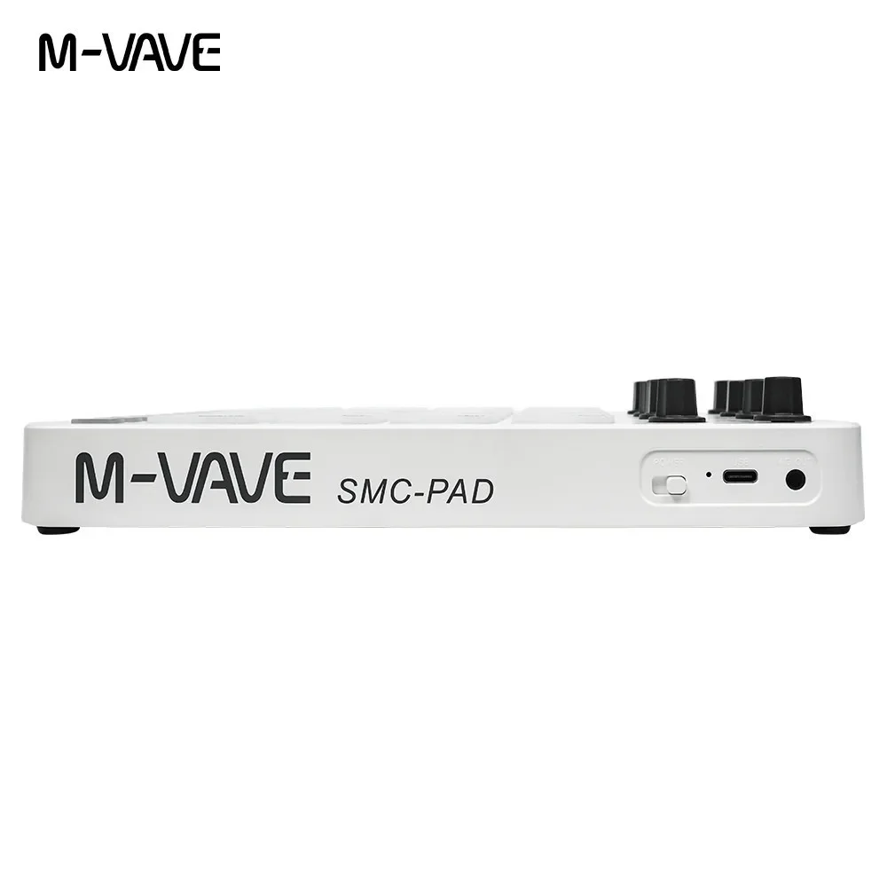 M-VAVE SMC-PAD Launch Pad USB-C Interface Portable Design Wireless MIDI Controller Suitable Percussion Keyboard midi controller