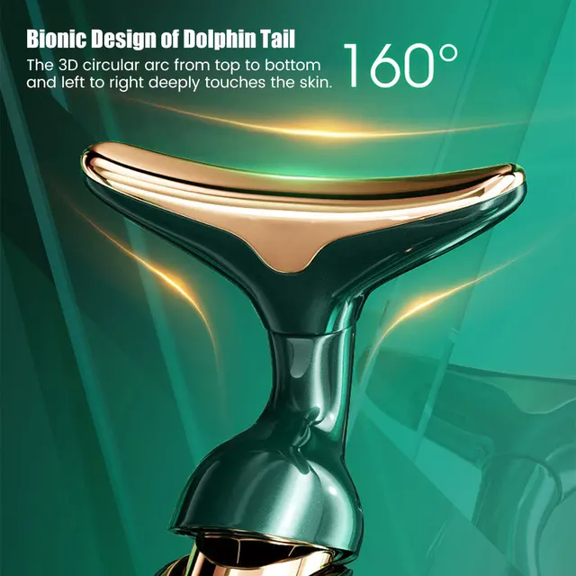 3 In 1 Facial Lifting Device Neck Eye Massage Face Slimmer EMS Beauty Skin Tightening Anti Aging Facial Massager Beauty Device 2