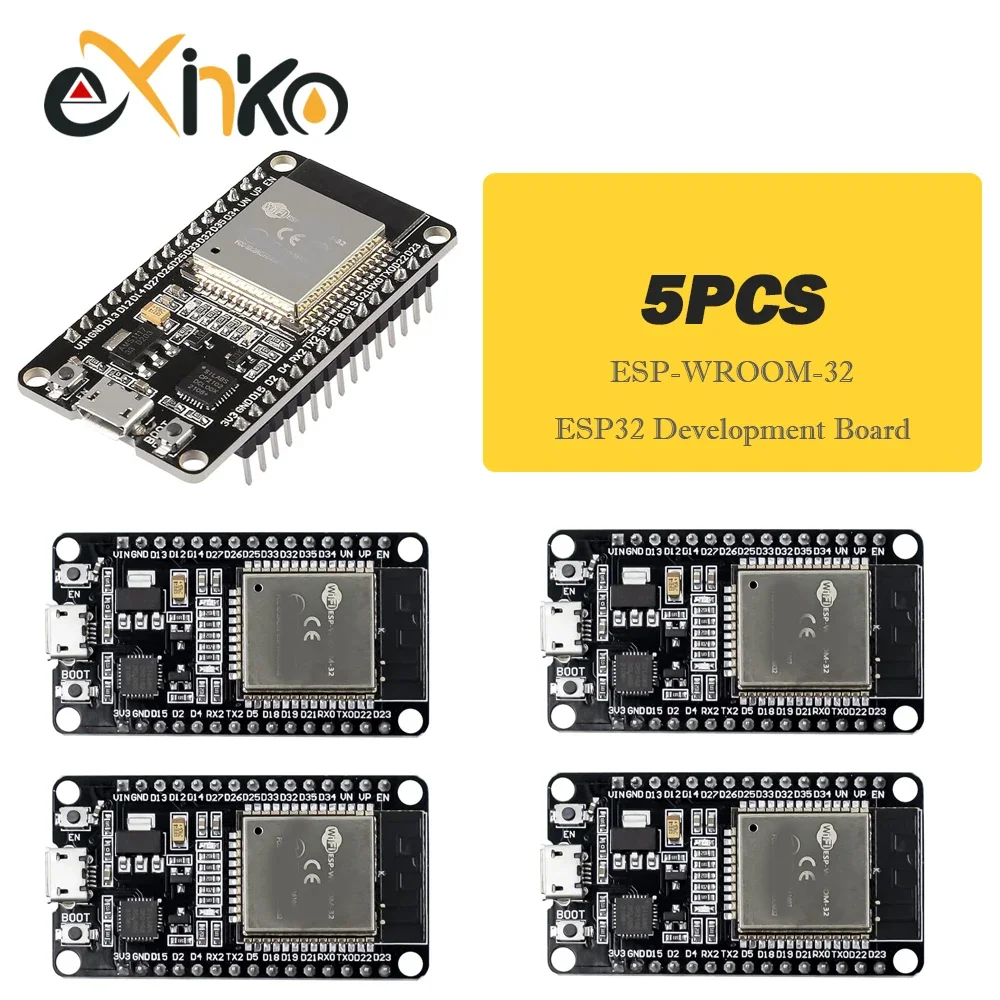 รูปสินค้า บอร์ดพัฒนา ESP32 Wi-Fi บลูทูธ สำหรับโปรเจกต์ IoT