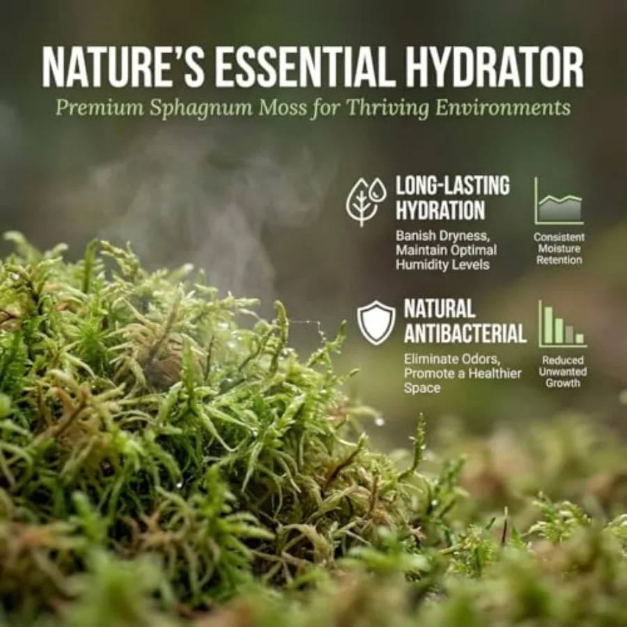 Natural Sphagnum Moss Bedding 5