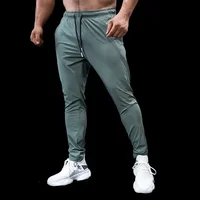 Pantalon de sport d'été pour hommes, séchage rapide, mince, décontracté, à petites jambes, pour course à pied, basket-ball, respirant 3