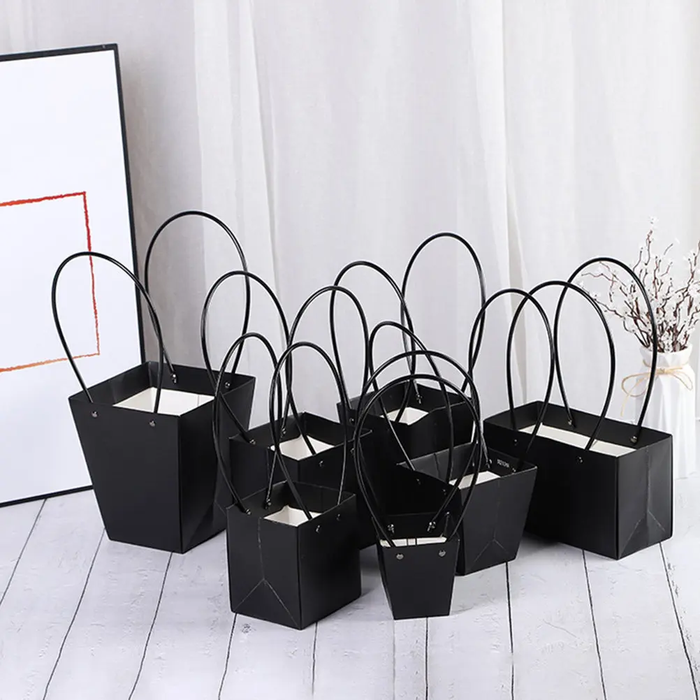 1Pcs 검은색 장 크래프트 종이 롤 꽃 포장 선물 포장 DIY 공예 프로젝트에 이상적 홈 장식 포장 종이