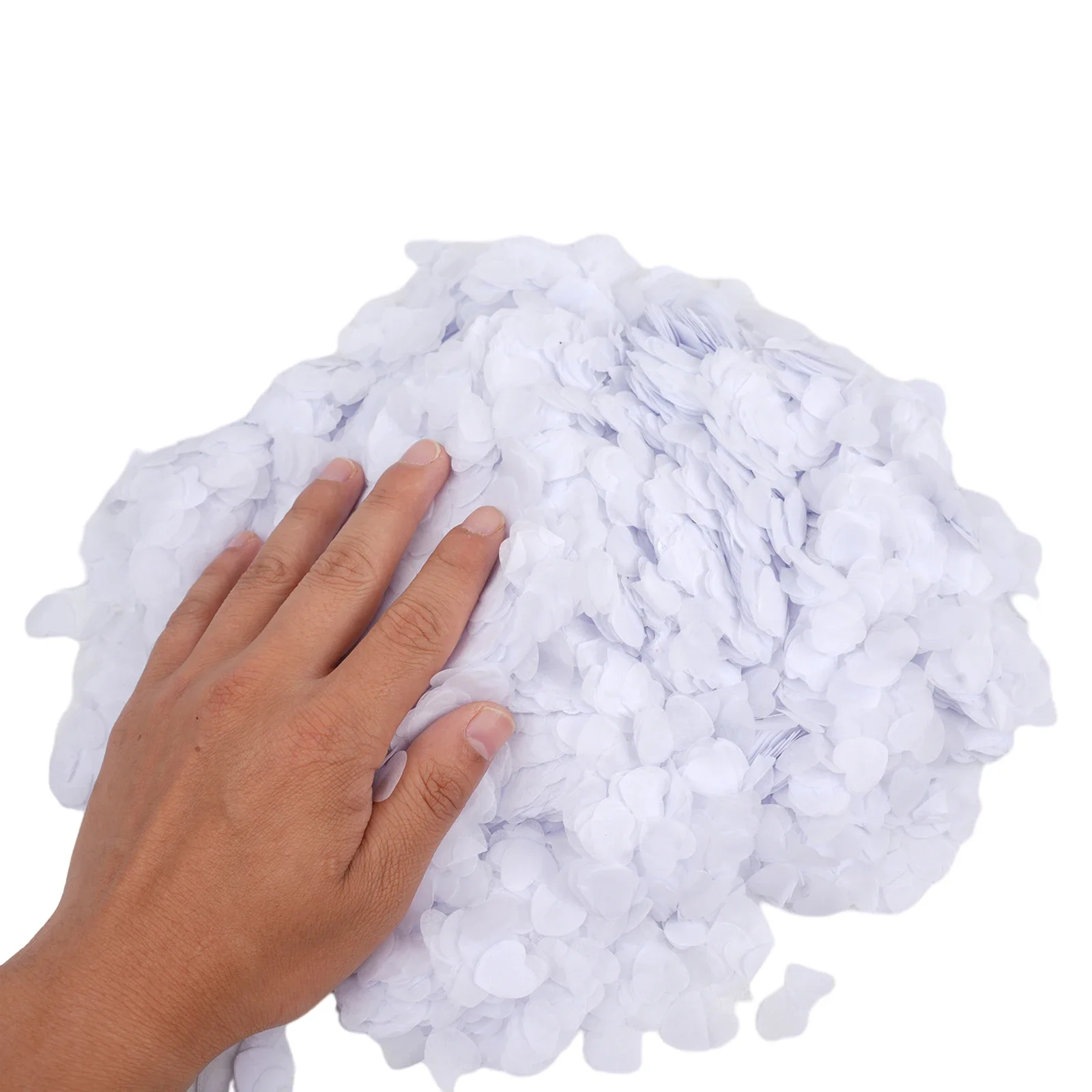 Tissue Paper Biodegradable White Heart Confetti Birthday Party Wedding Love Balloon Filling Material Wedding Decoration 10000pcs wedding supplies
