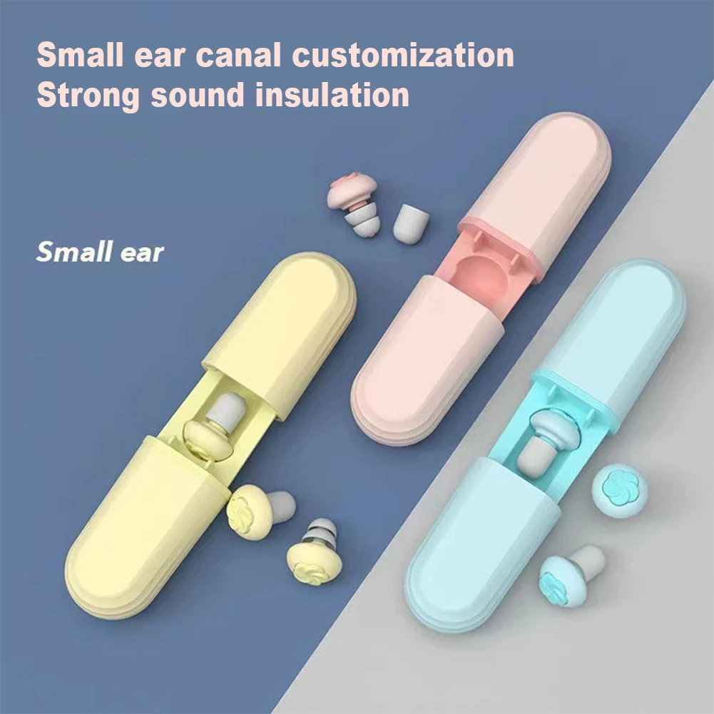

Silicone Earplug Noise Reduction Anti Snoring Soundproof Tapones Oido Sleep Earplugs Soft Memory Foam Sound Insulation Ear Plug