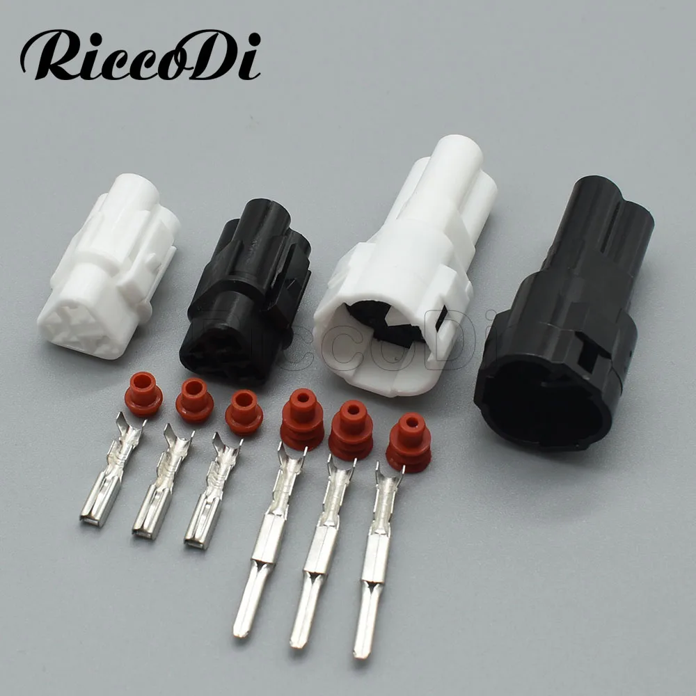 1/5/10/20 Kits 2.2mm Series MT Sealed Sumitomo 3 Pin-Way Automotive-Connector Male Female Plug for Yamaha 6187-3231 6180-3241 electrical connector