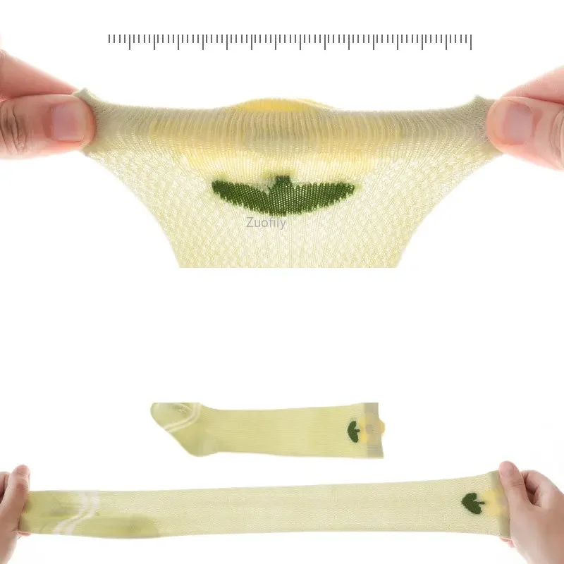 طفل لطيف القطن جوارب طويلة الكرتون الدانتيل الاطفا...