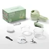 4-in-1 Handheld Electric Vegetable Cutter Set - Spiral Slicer Masher Kitchen Tool 6