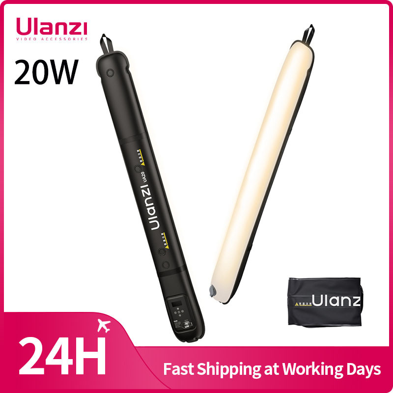 Ulanzi UA20 20W Portable Air Tube Light Foldable Bi-color Fill Light for Live-streaming Outdoor Fill Light Air Tube Light